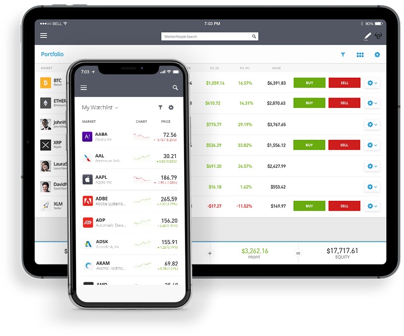 application trading etoro